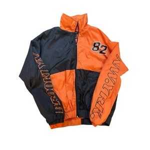 Forever 21 Colorblock Track Jacket Orange Black Size S 82 Brooklyn NY